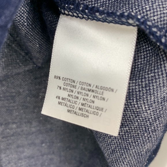 Anthropologie Postmark small top cropped boxy dots - Picture 4 of 5